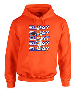 Denver Broncos Youth John Elway Hooded Sweatshirt